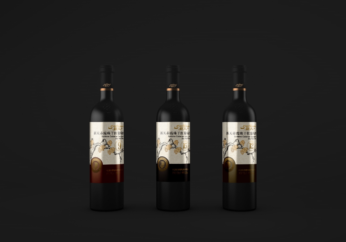 树龄系列葡萄酒包装设计