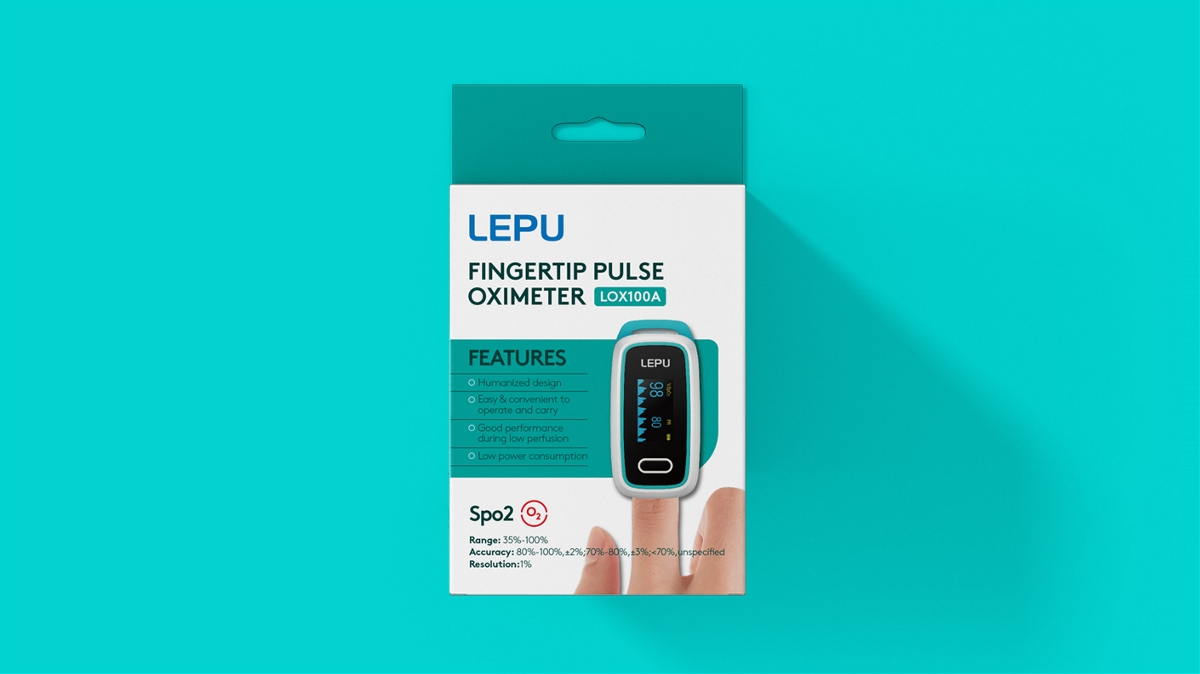 LEPU 乐普医疗 血氧仪包装设计