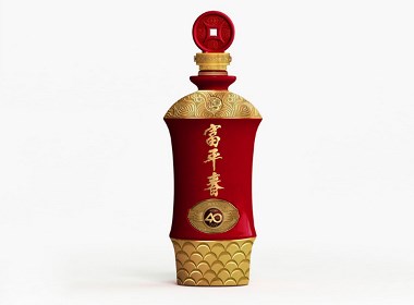 富平春四十周年纪念酒策划包装设计
