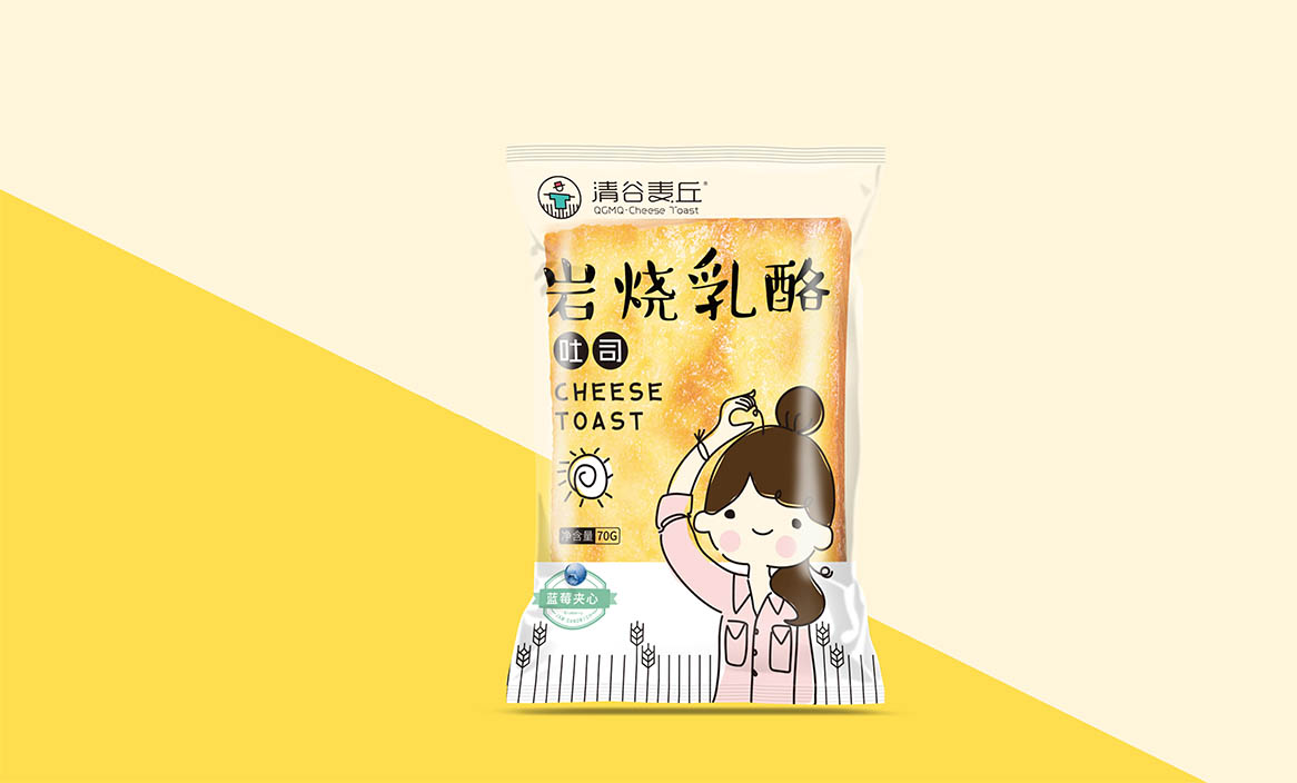 清谷麥丘×勤略 | 巖燒乳酪品牌設(shè)計