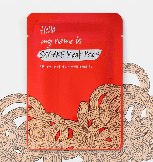 拟人形态面膜包装，你好，我是Mask Pack