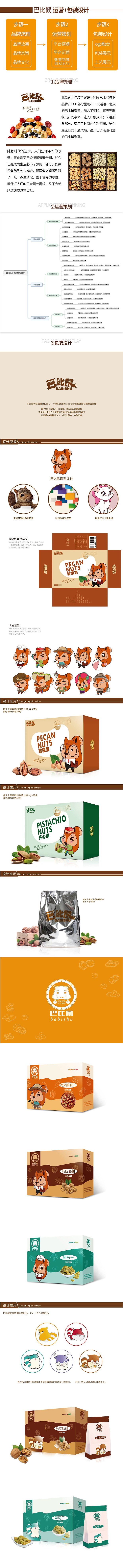 天得利项目案例 | 巴比鼠品牌坚果食品包装设计