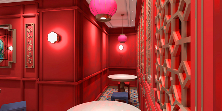上海特色小吃裕莲楼港式糖水店空间设计-品深餐饮设计