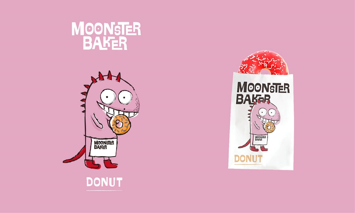 MOONSTER BAKER 面包店品牌设计