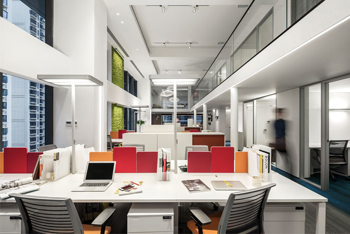 时尚现代的开放式办公空间设计 - 筑品天工