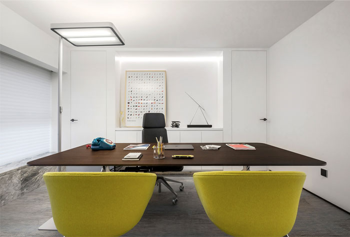 时尚现代的开放式办公空间设计 - 筑品天工