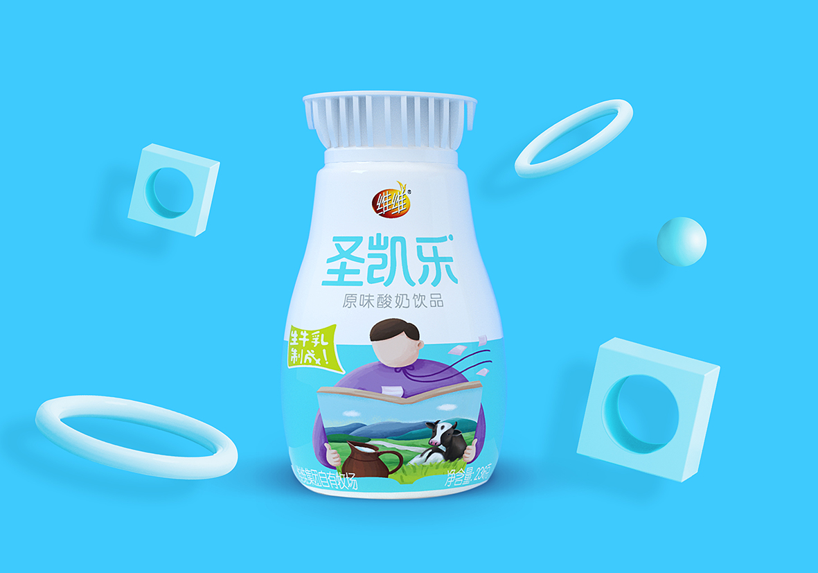 維維集團——圣凱樂酸奶包裝案例