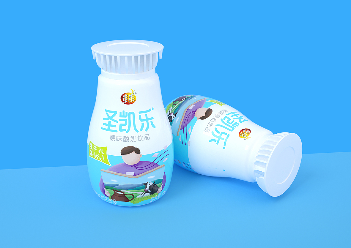 维维集团——圣凯乐酸奶包装案例