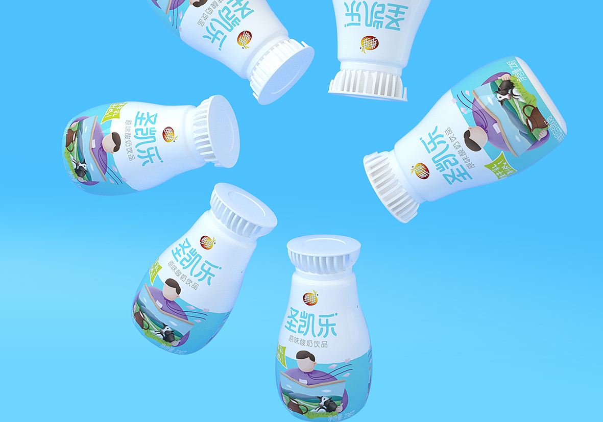 維維集團——圣凱樂酸奶包裝案例