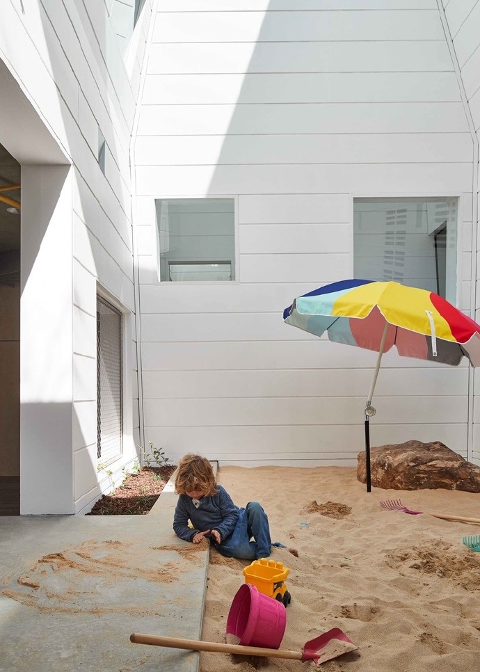 幼儿园设计：沙池区