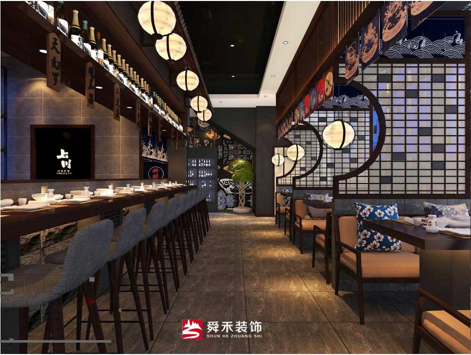 濟(jì)南日韓料理店餐廳餐飲空間工裝裝飾裝修設(shè)計(jì)公司