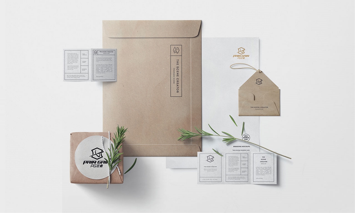 景然定食品牌LOGO+包裝設計