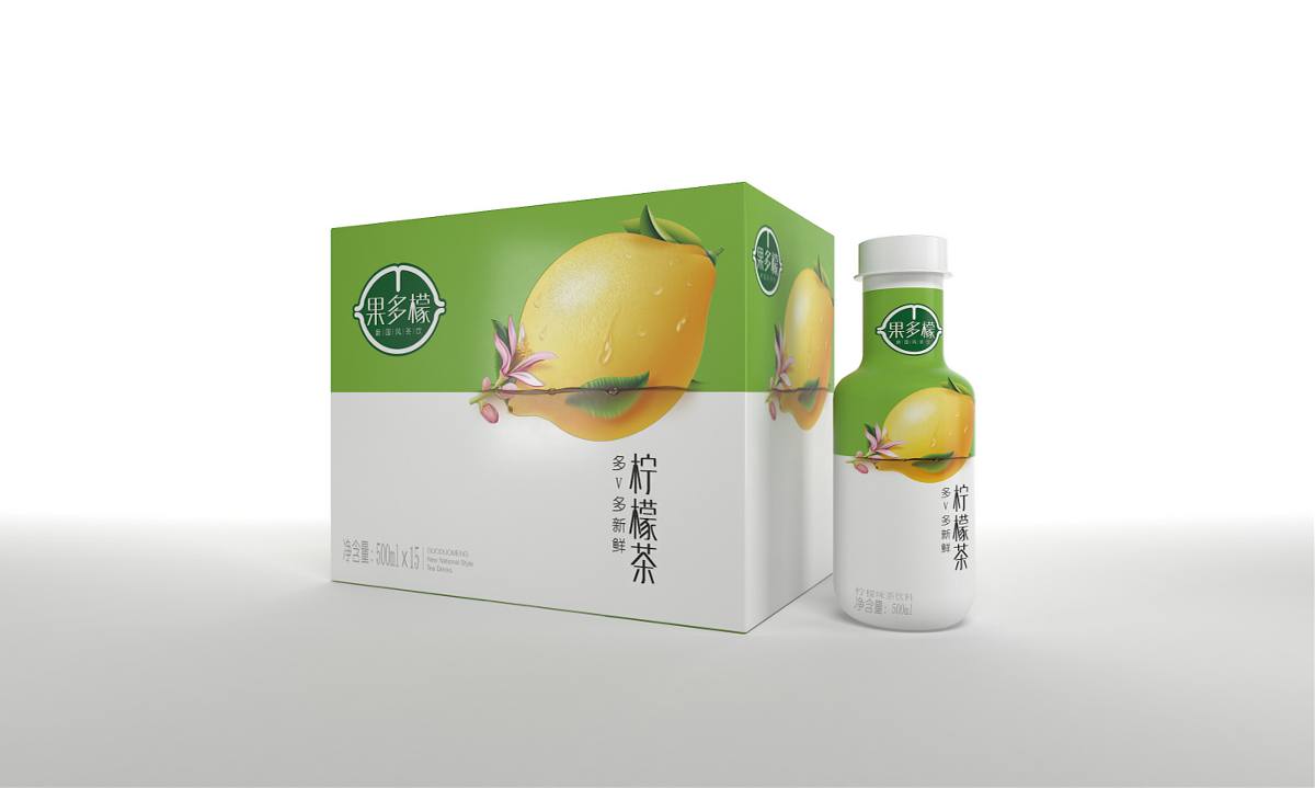 果多檬柠檬茶——徐桂亮品牌设计