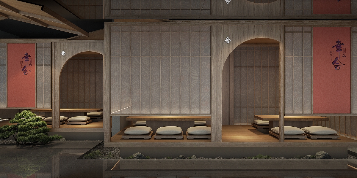 河风幸会日料餐厅空间设计