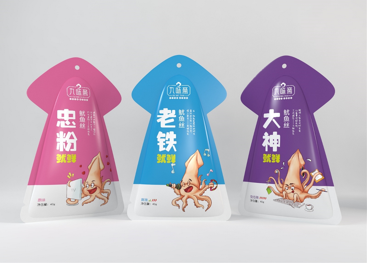 鱿鲜鱿鱼丝包装设计-衡水瑞智博诚品牌设计