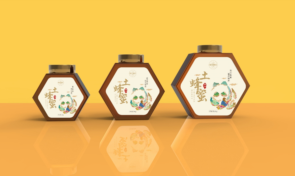 西安蜂蜜包装设计