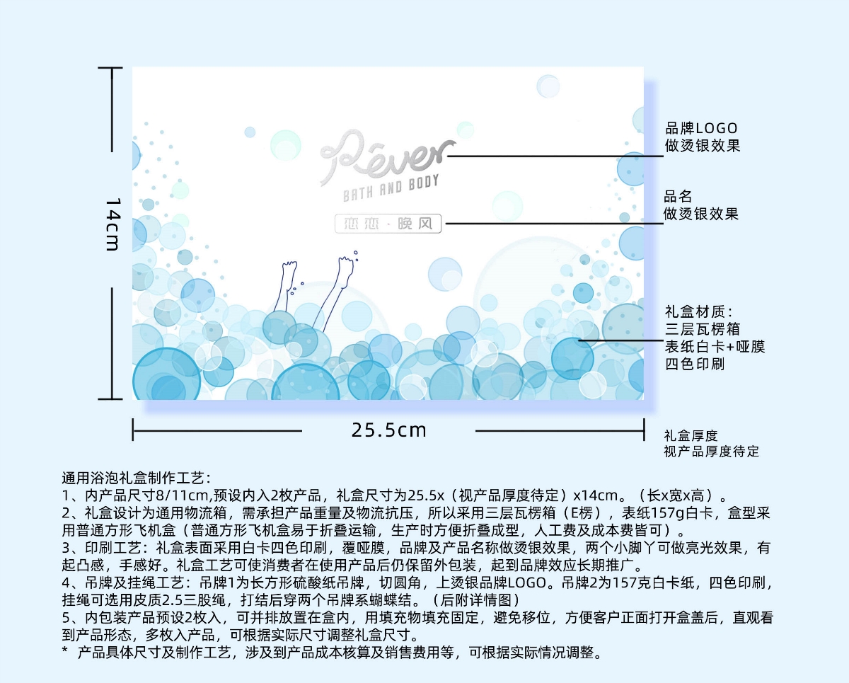 Rever浴泡產(chǎn)品包裝