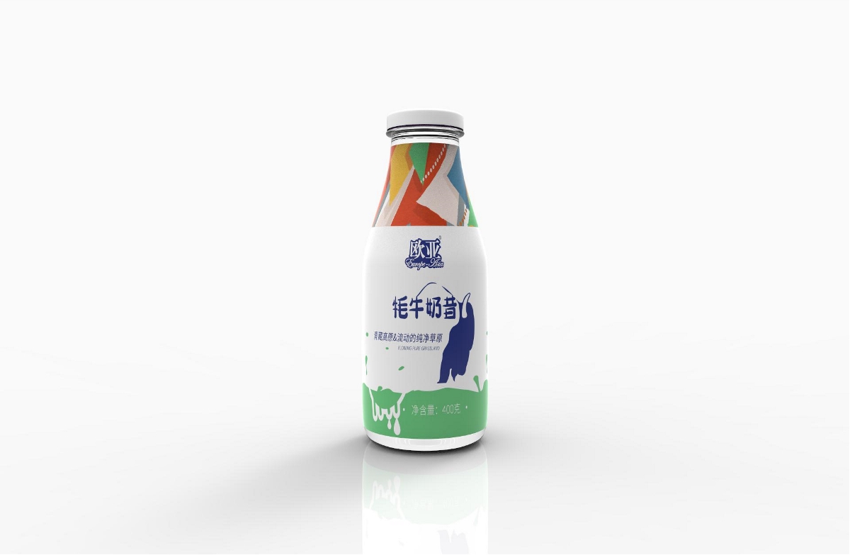 酸奶瓶包装设计