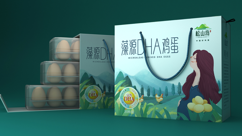 鸡蛋包装设计 土鸡蛋包装设计 农产品包装设计公司