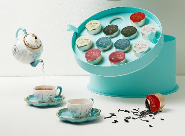 小罐茶摄影|套盒|蓝色|茶艺|简约大气|茶壶|茶叶|清新 