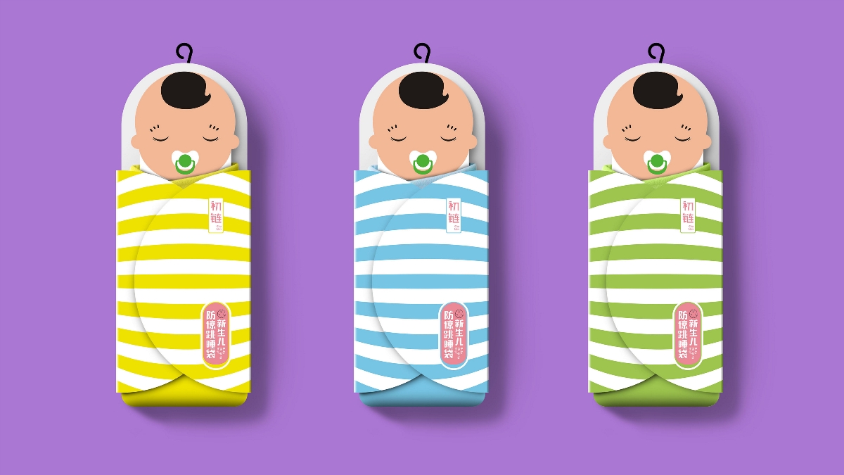 婴儿睡袋包装设计——枫桥设计