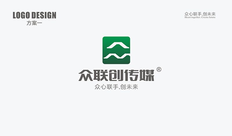 众联创传媒公司品牌logo设计
