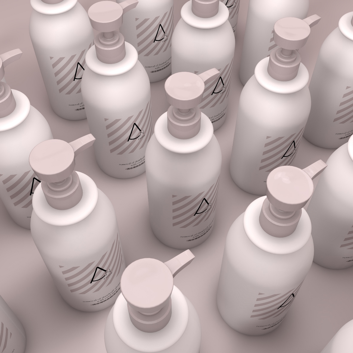 瓶型  包装设计 塑料瓶洗发水 护发素 护肤品 沐浴露 