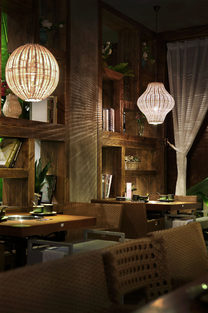 室内设计【艺鼎设计新作】浪漫的芭缇沁园，美味椰子鸡餐厅