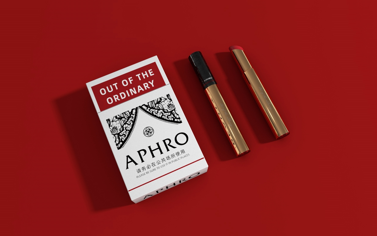 aphro-口紅包裝設計