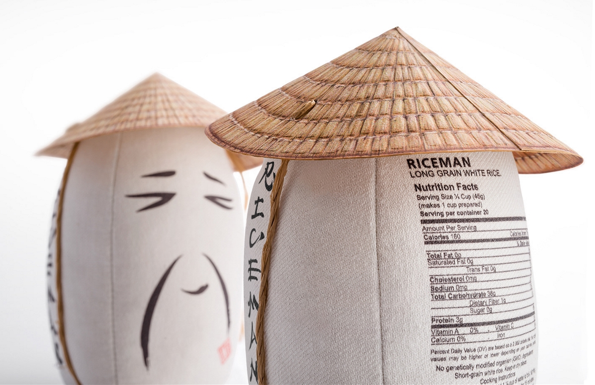 riceman大米包装设计
