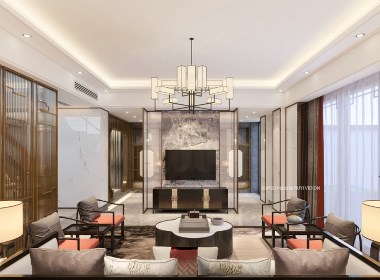 新中式别墅设计丨如伊视觉第4期