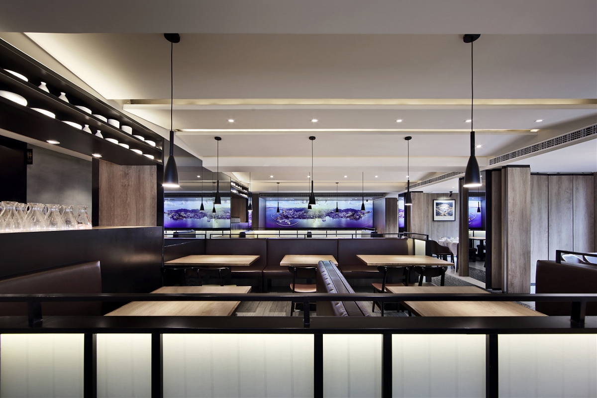 餐饮空间设计【艺鼎新作】晓升，一场撩拨情感的视觉与味觉的温馨体验 