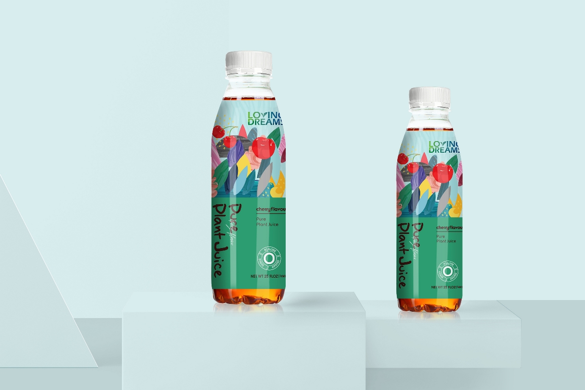 饮料包装设计——西安日作品牌
