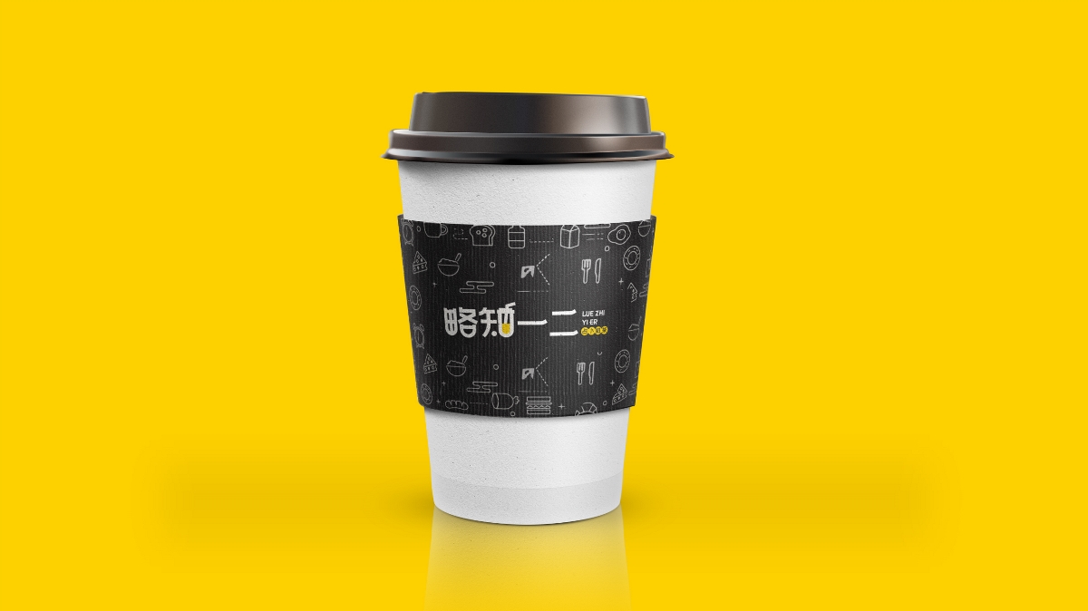 一款奶茶店的字体标志设计