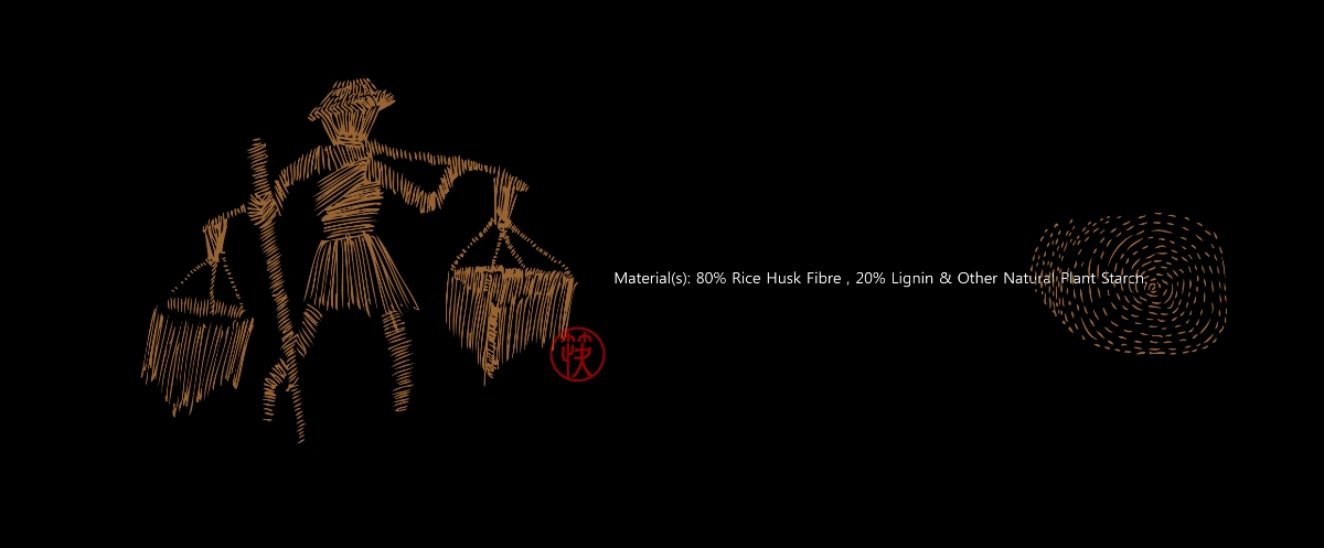 環(huán)保筷子包裝設(shè)計 DR-HUSK