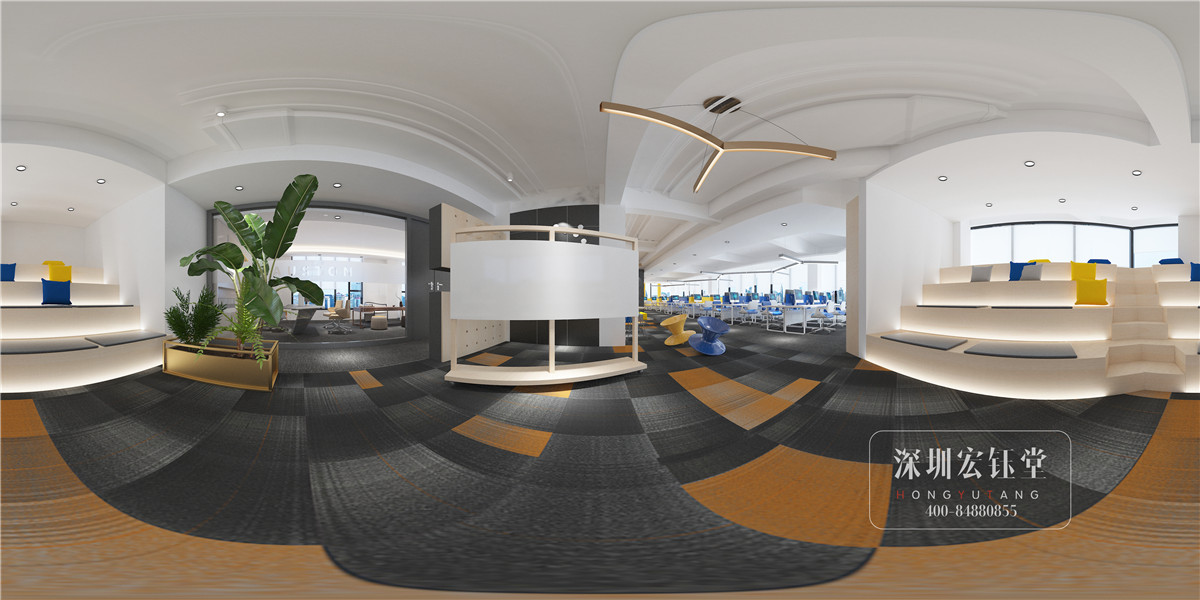 郑州知名办公楼装修公司推荐奥斯顿产业园独栋办公楼装修设计案例