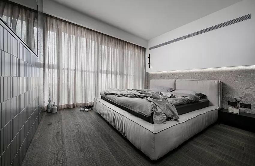 郑州80平单身男士公寓美巢全屋定制，个性张扬的设计