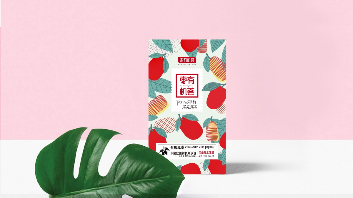 枣有机荟×贾颖——有机红枣包装设计