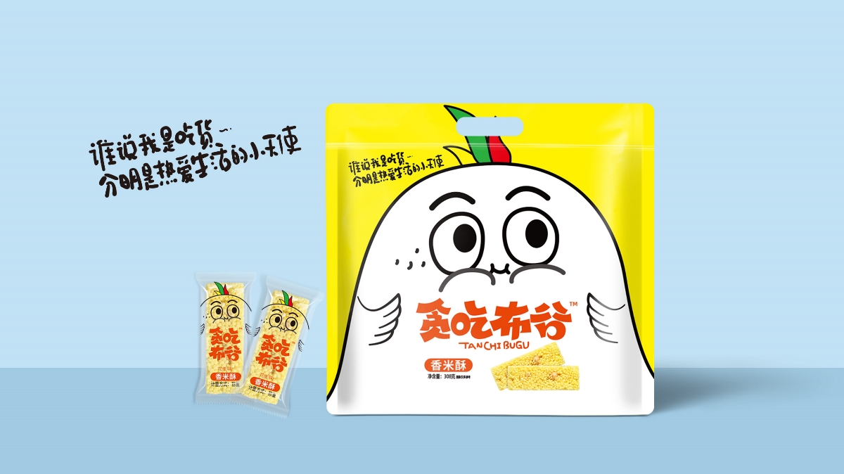 贪吃布谷×贾颖——香米酥包装设计