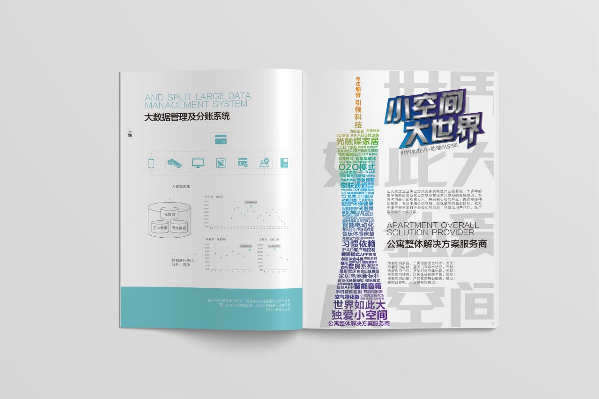 左凡智能公寓集成解決方案畫冊設(shè)計