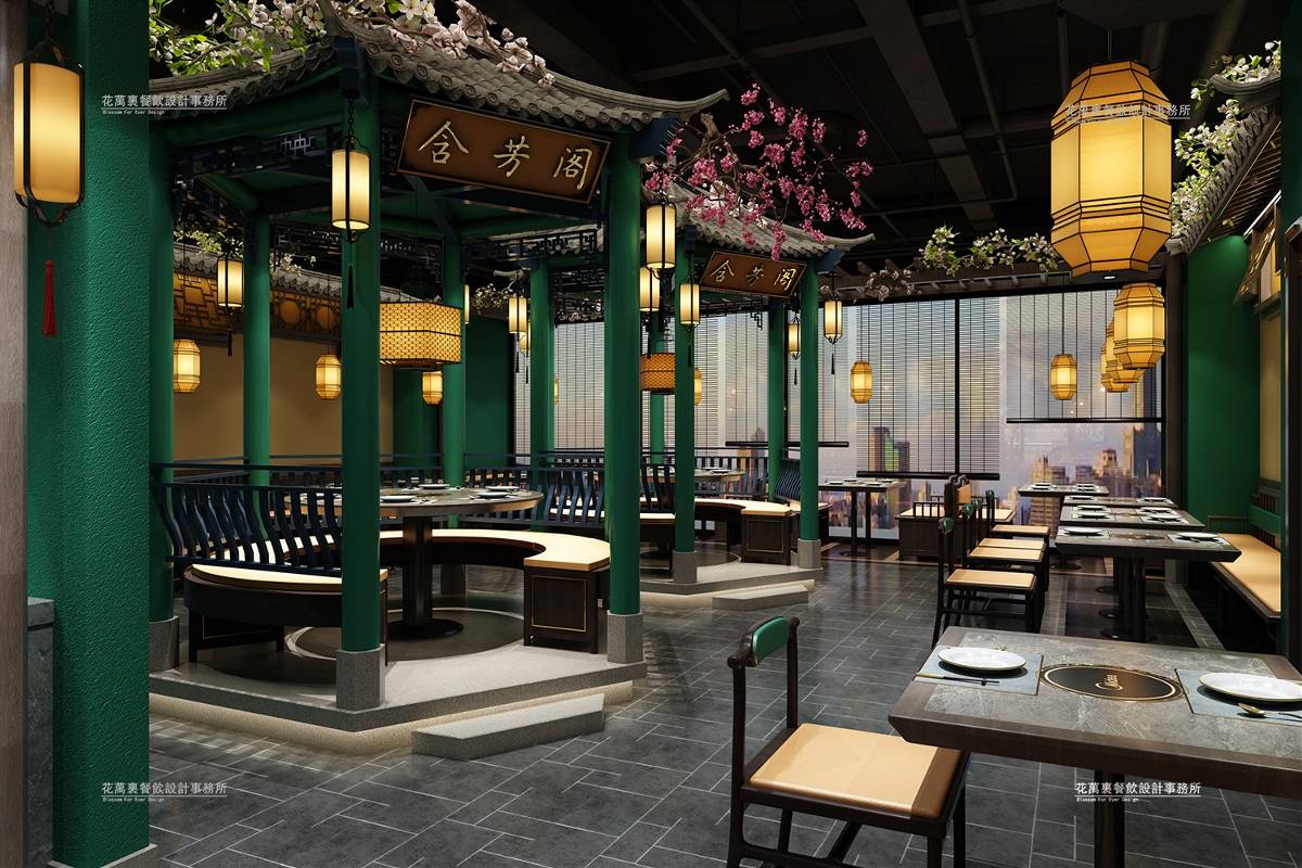 湯潮餐飲空間設計案例