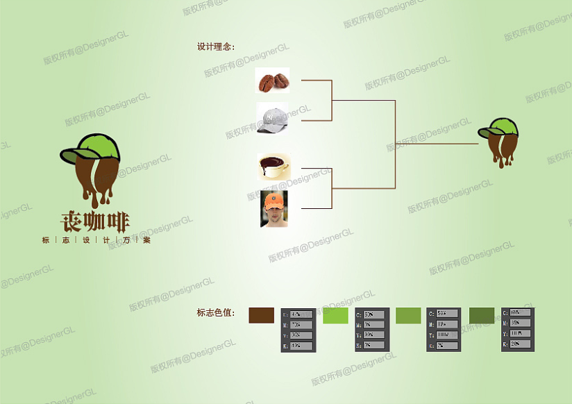 喪咖啡標(biāo)志設(shè)計(jì)