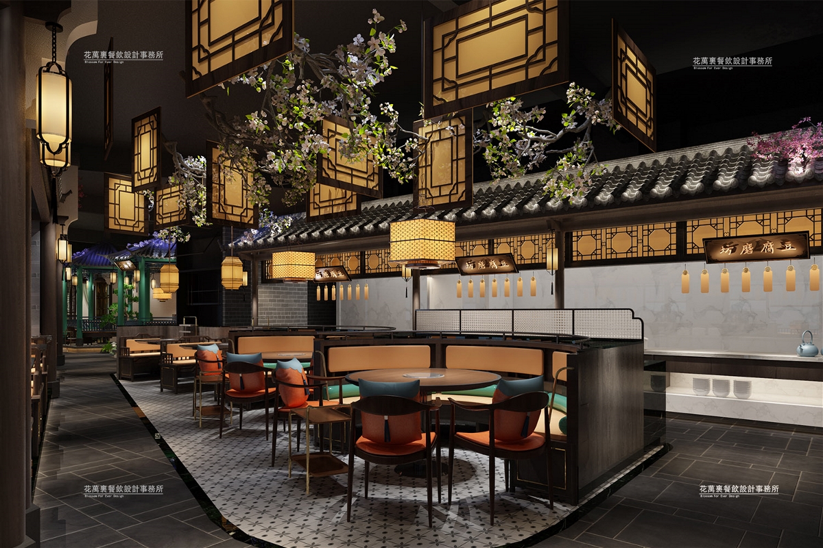 湯潮餐飲空間設計案例