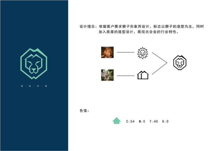 獅子家裝標志設計