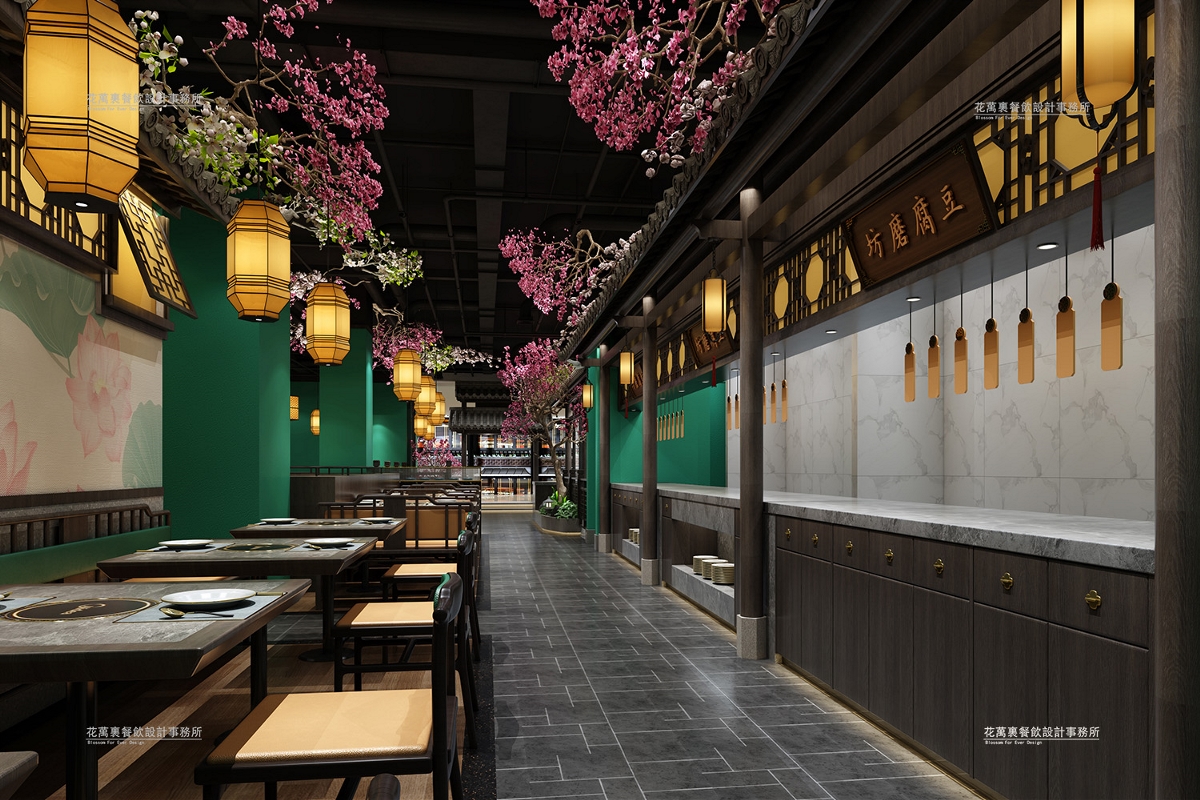 湯潮餐飲空間設計案例