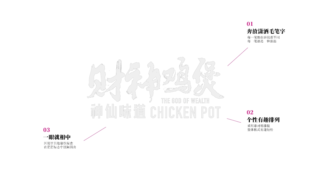 财神鸡煲 餐饮品牌形象设计