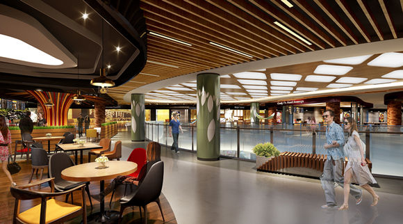 成都蓝光空港商业综合体空间设计案例赏析-水木源创设计 　　