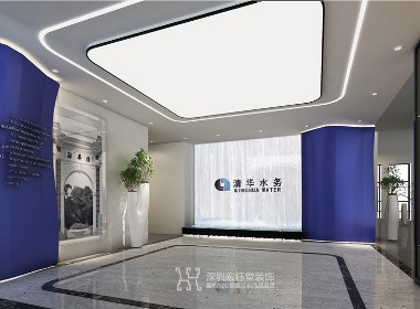 郑州知名办公楼装修公司-大型办公楼装修效果图
