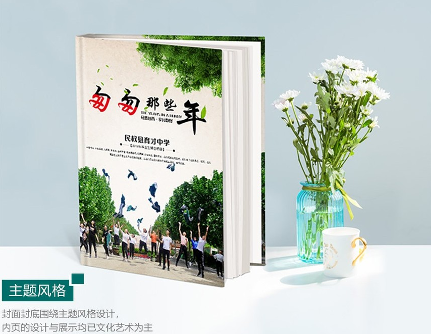 元素視界--簡約大氣的育才小學(xué)畫冊設(shè)計