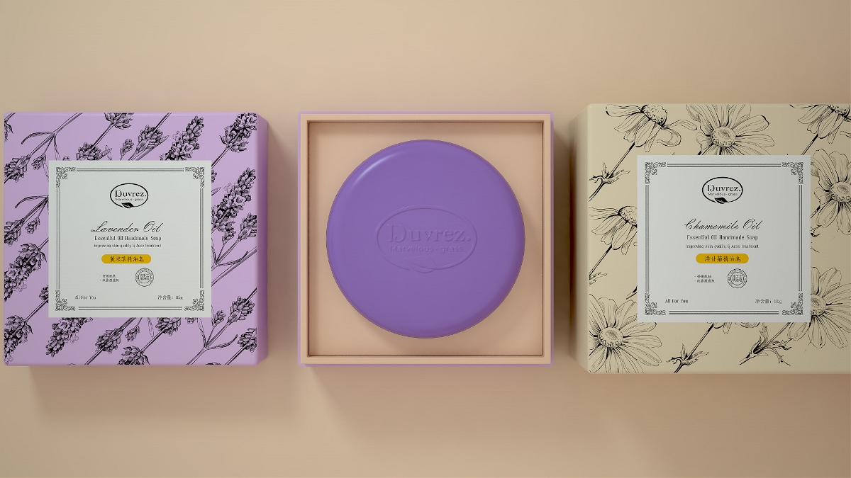 手工皂 精油皂包装设计 沐浴品牌设计 产品包装系列设计